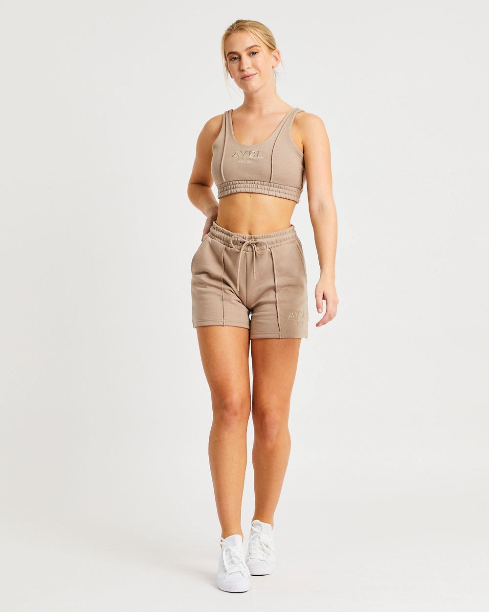 AYBL Luxe Shorts Mocha | 851-EYBNHJ