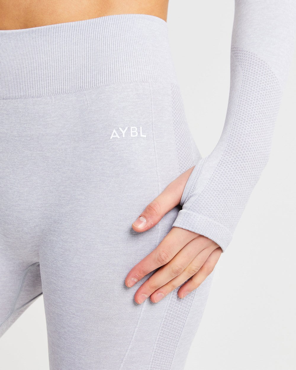 AYBL Motion Seamless Cycling Shorts Hellgrau | 462-ACEVXQ