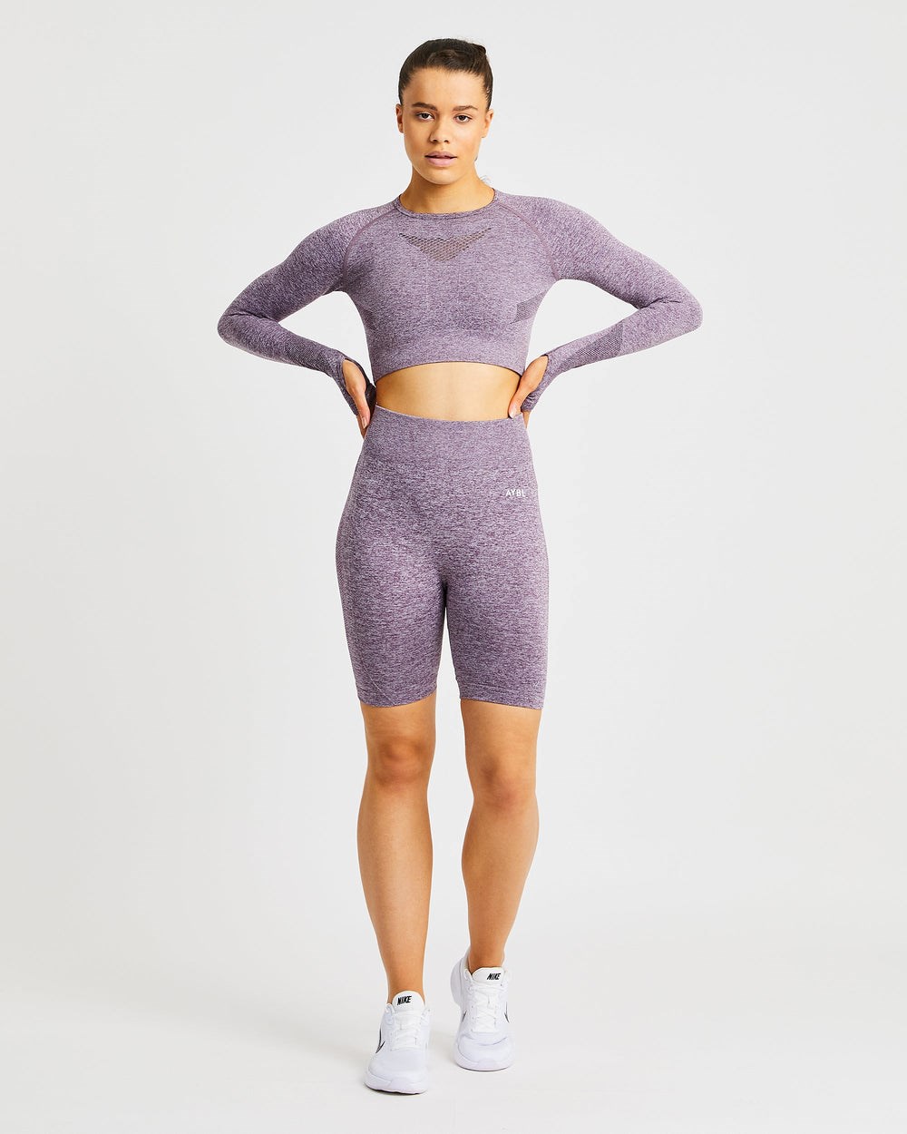 AYBL Motion Seamless Cycling Shorts Lila | 475-XMZIGL