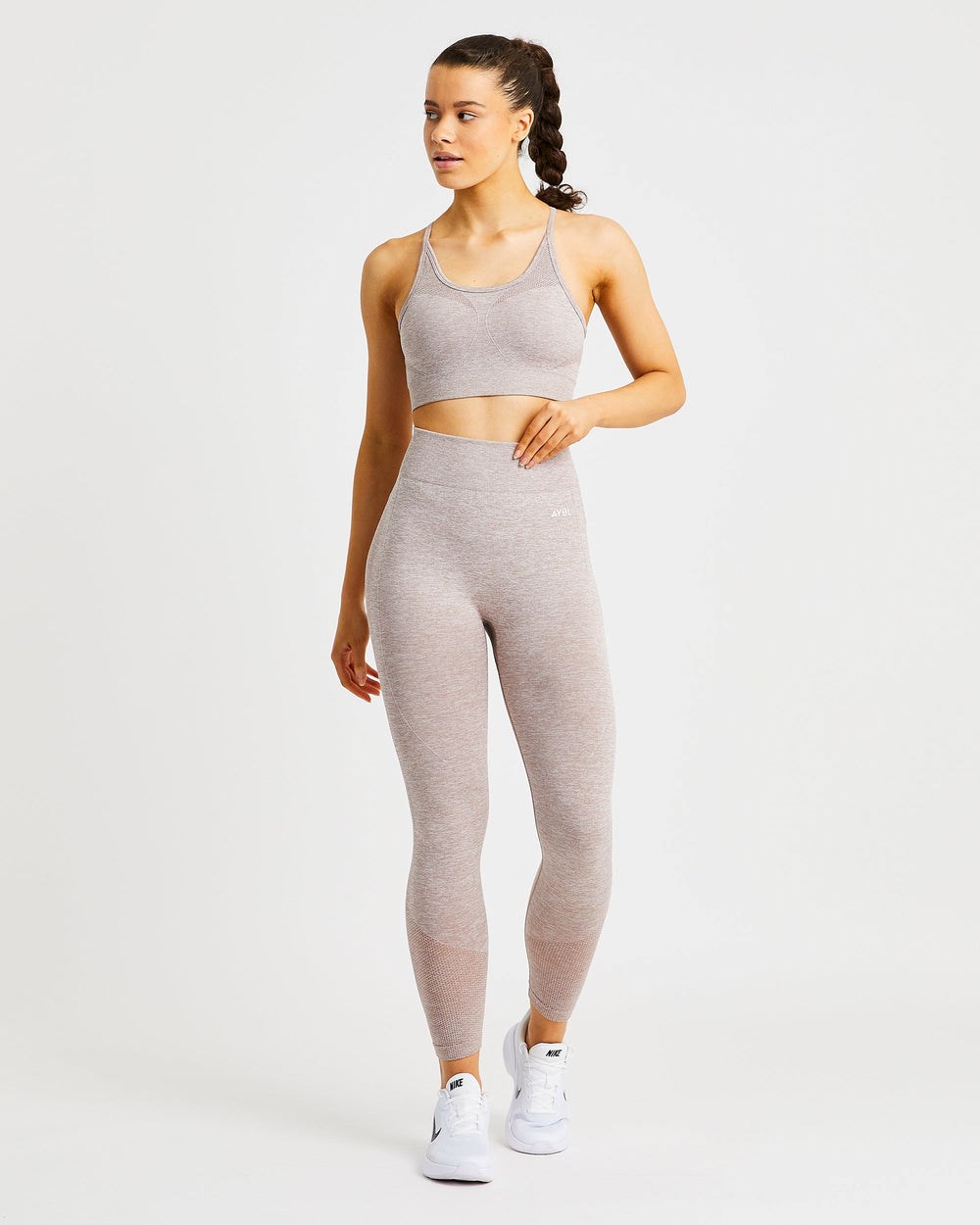 AYBL Motion Seamless Leggings Beige | 950-WTCRMV