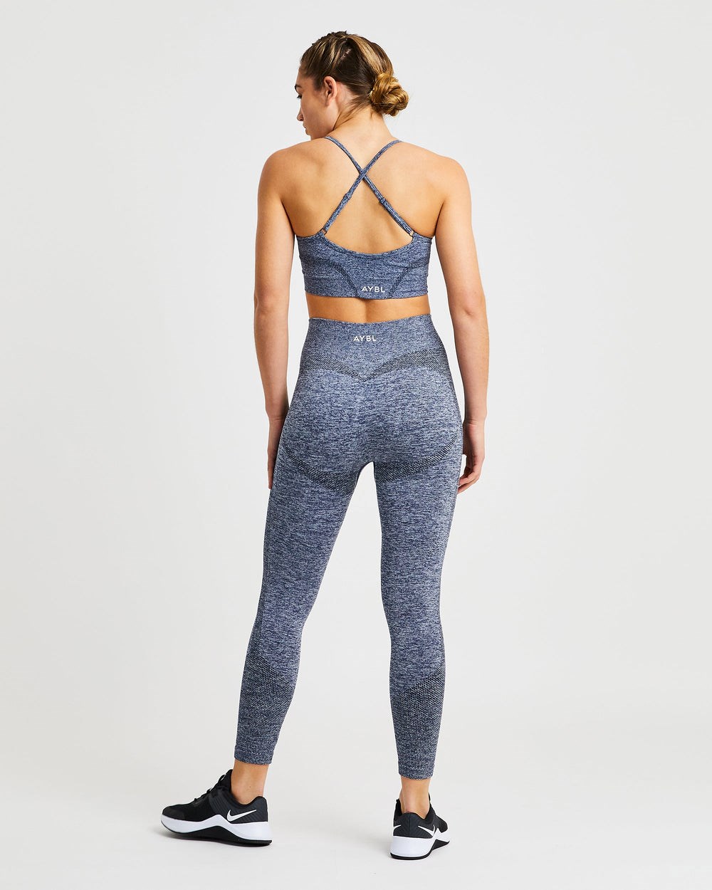 AYBL Motion Seamless Leggings Navy | 281-GTEOQC