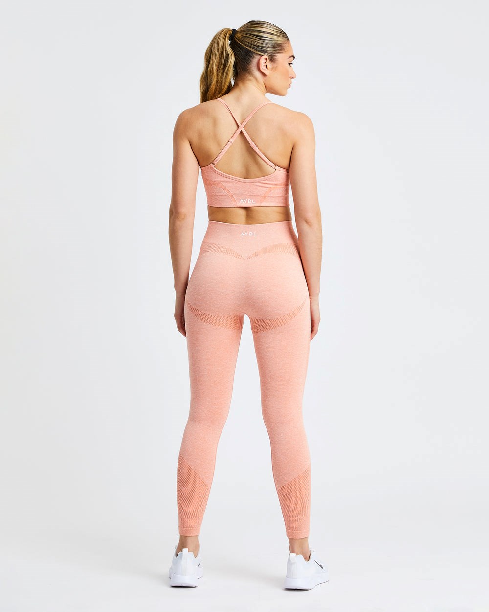 AYBL Motion Seamless Leggings Peach Marl | 087-GXFNYH