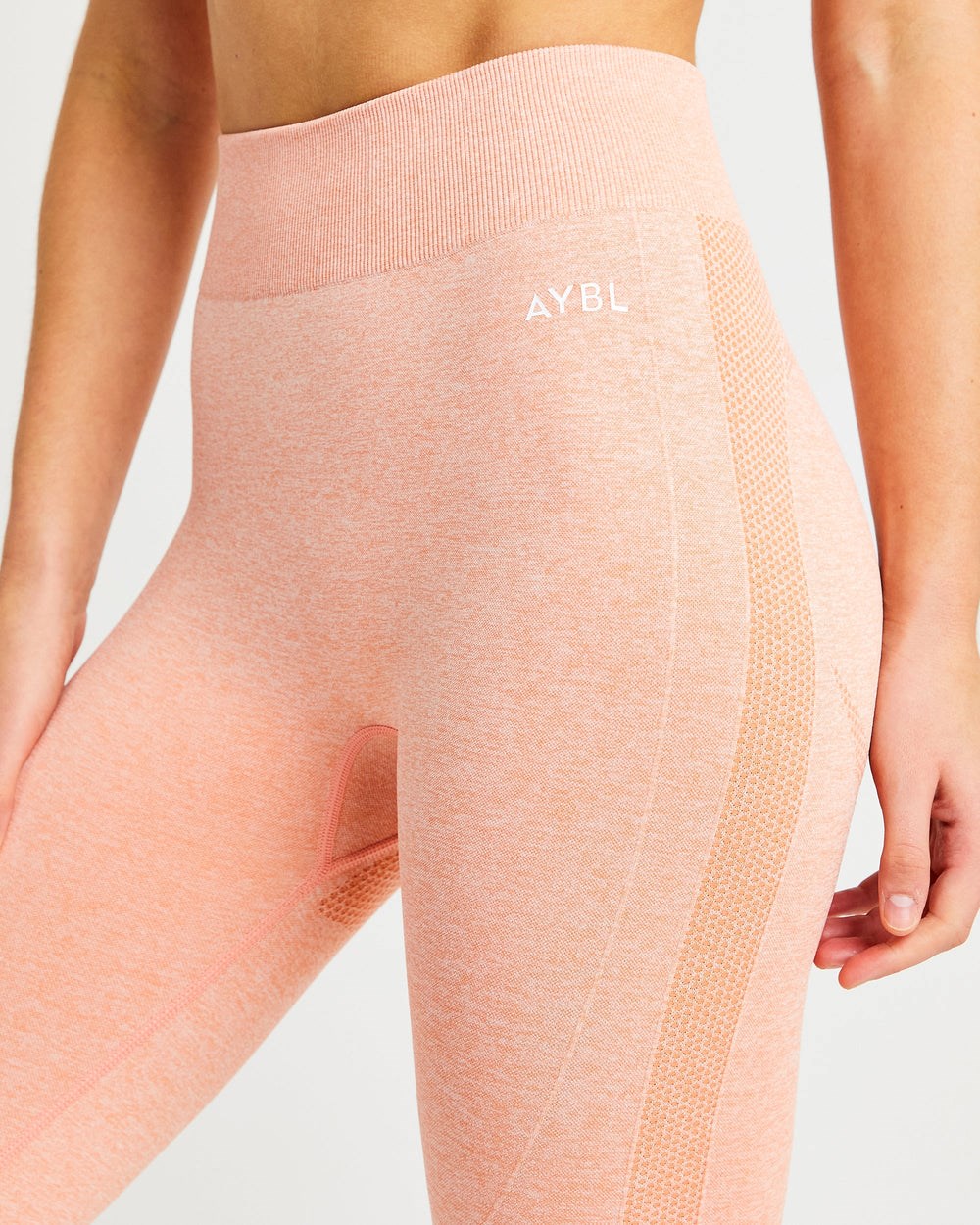 AYBL Motion Seamless Leggings Peach Marl | 087-GXFNYH