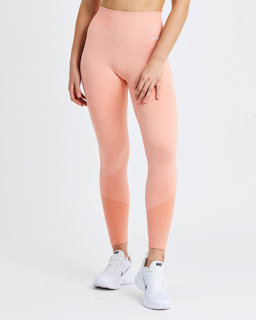 AYBL Motion Seamless Leggings Peach Marl | 087-GXFNYH