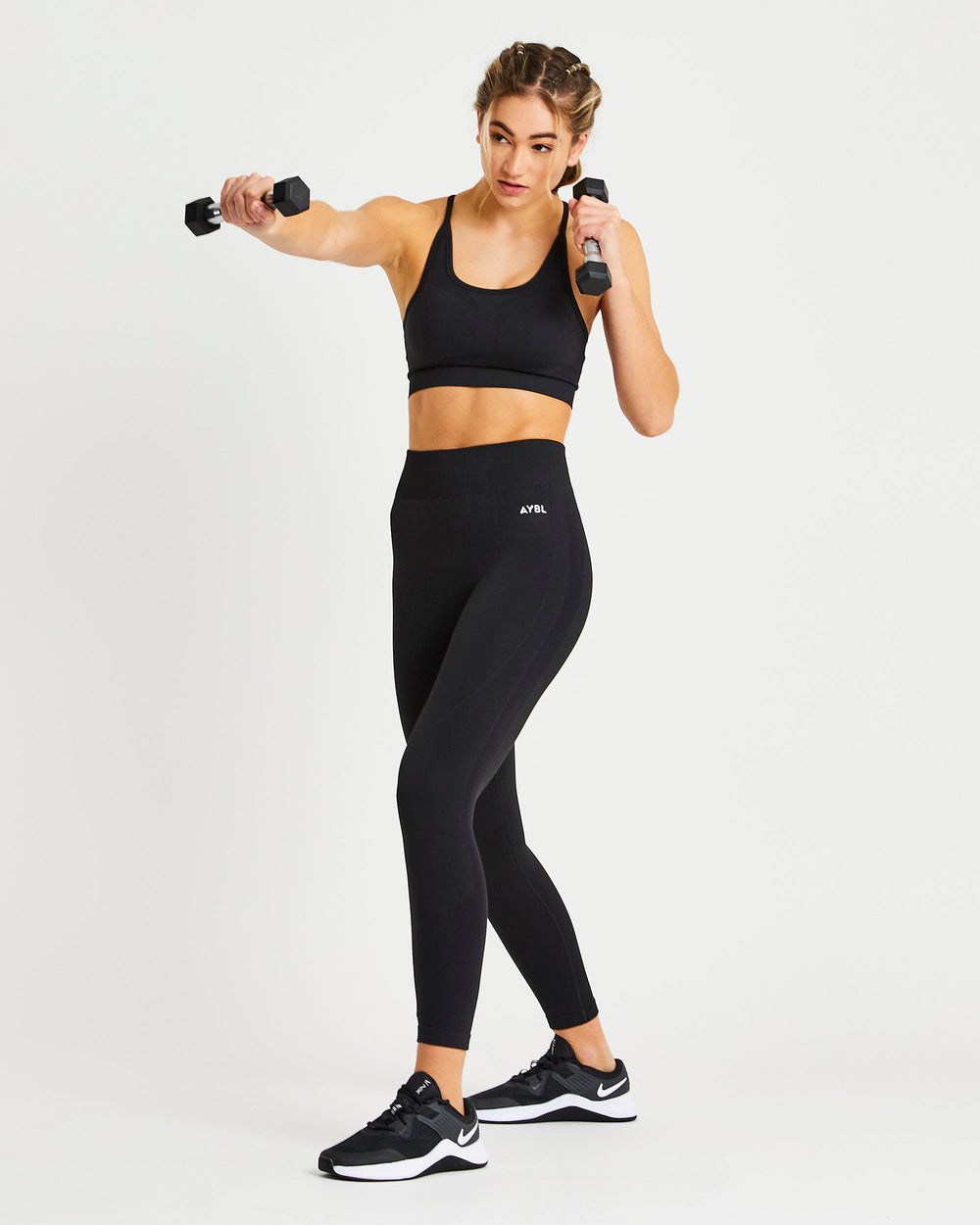 AYBL Motion Seamless Leggings Schwarz | 753-WMHCTA