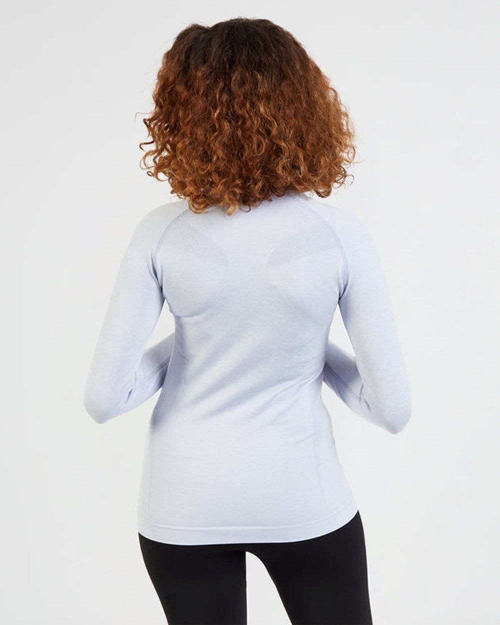 AYBL Motion Seamless Long Sleeve Top Blau | 590-YKGWQX