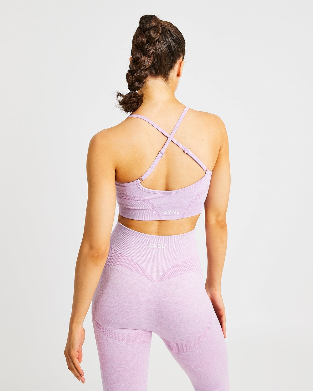 AYBL Motion Seamless Sports Bra Rosa | 236-CQOBSE