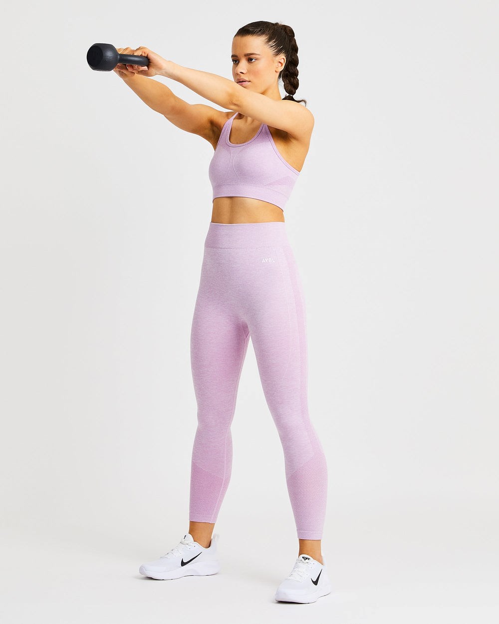 AYBL Motion Seamless Sports Bra Rosa | 236-CQOBSE