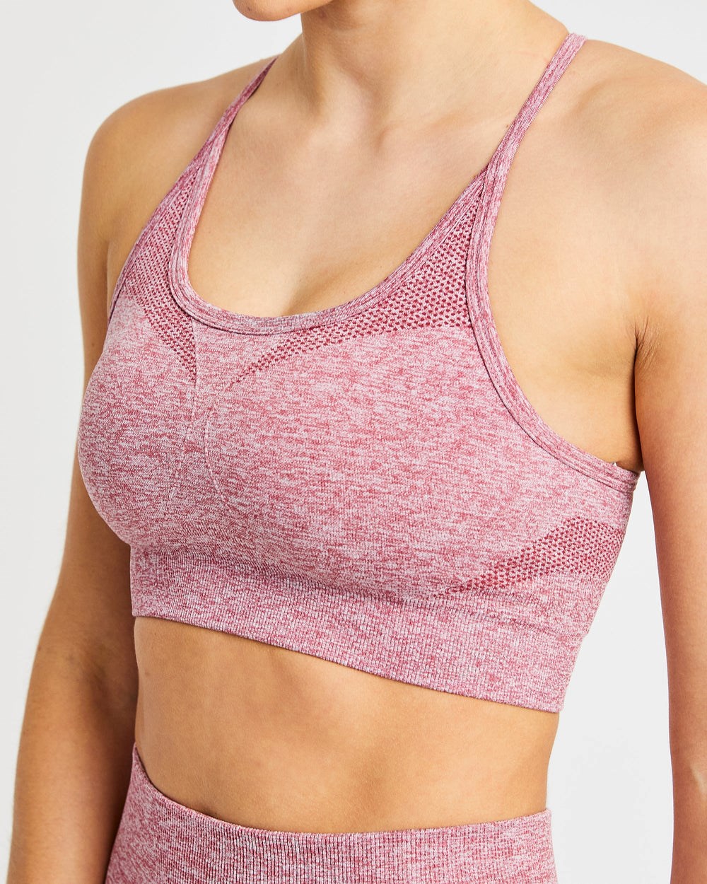 AYBL Motion Seamless Sports Bra Rot | 419-EOLJBD