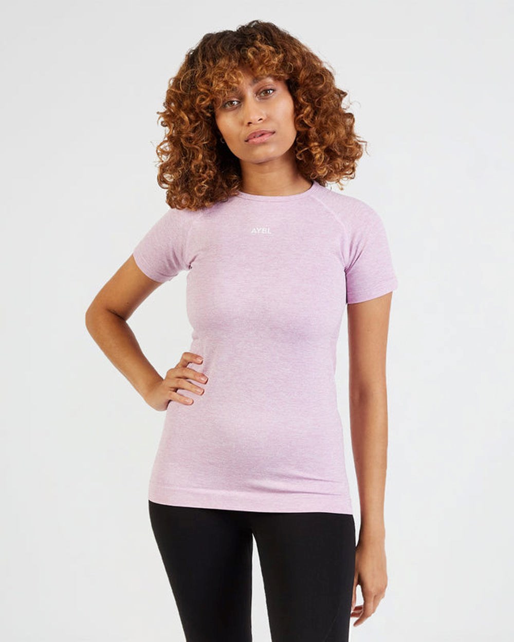 AYBL Motion Seamless T Shirt Rosa | 103-EFOYCS