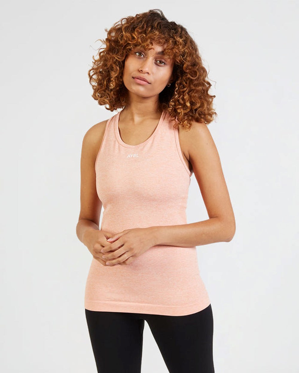 AYBL Motion Seamless Vest Peach | 751-JNWXPH