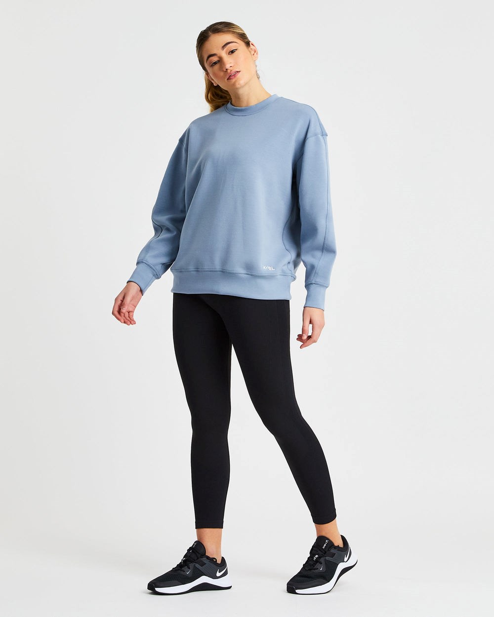 AYBL Oversized Jumper Blau | 703-UBGOHP