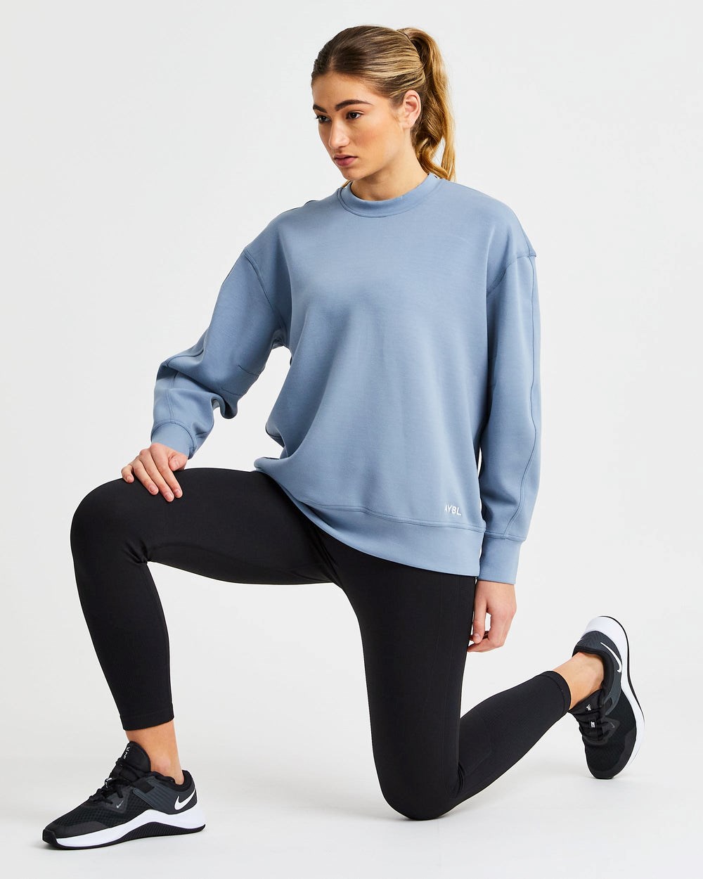 AYBL Oversized Jumper Blau | 703-UBGOHP