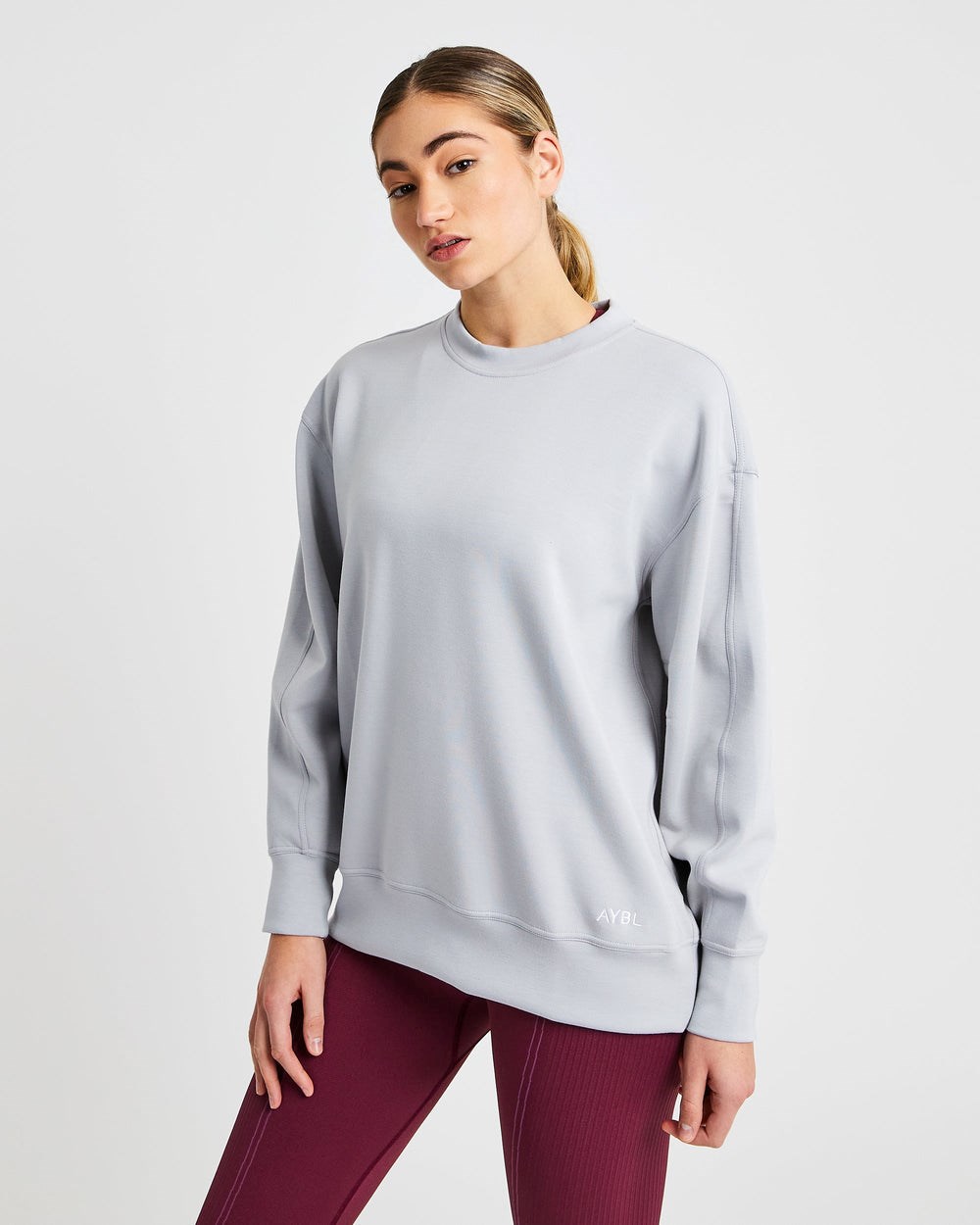 AYBL Oversized Jumper Grau | 963-PXNALH