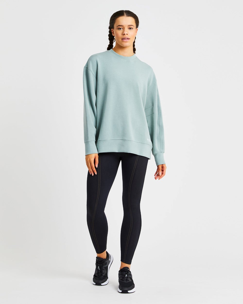 AYBL Oversized Jumper Grün | 568-SVZGXY