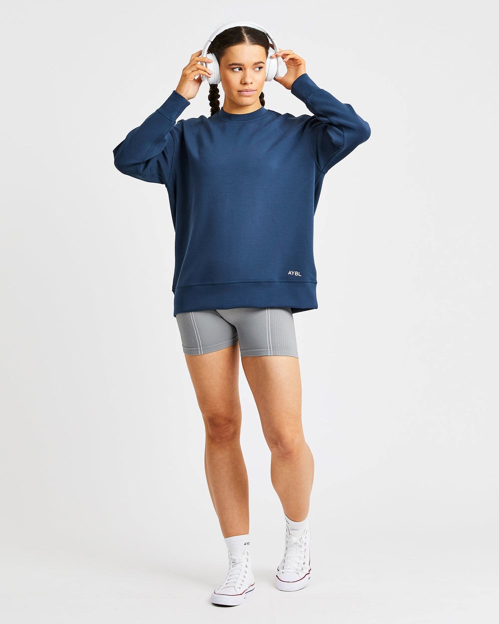 AYBL Oversized Jumper Navy | 510-FUKOSZ