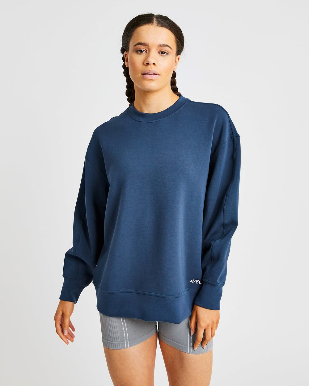 AYBL Oversized Jumper Navy | 510-FUKOSZ