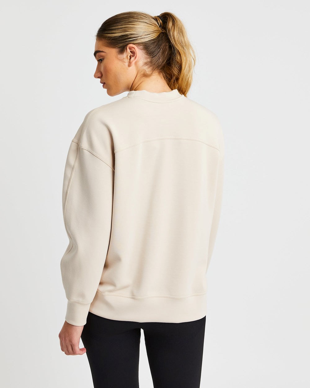 AYBL Oversized Jumper Weiß | 763-WQSOBX