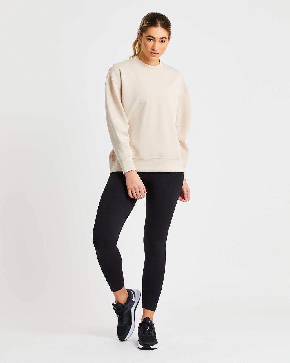 AYBL Oversized Jumper Weiß | 763-WQSOBX