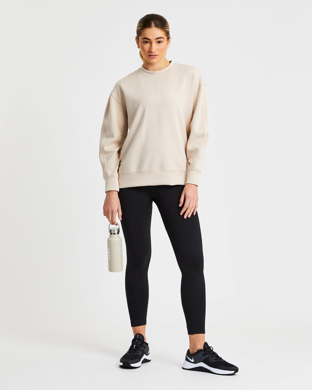 AYBL Oversized Jumper Weiß | 763-WQSOBX