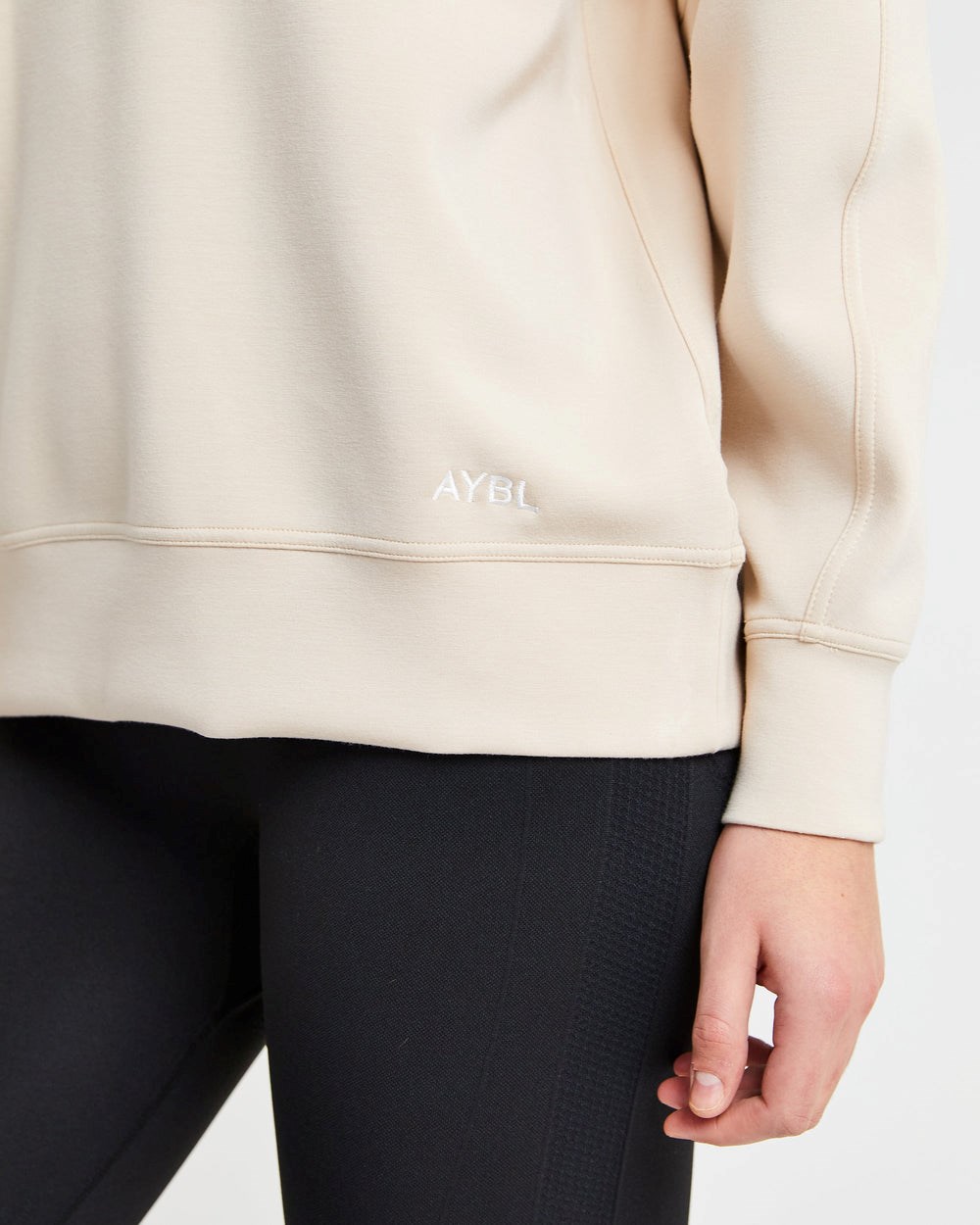 AYBL Oversized Jumper Weiß | 763-WQSOBX