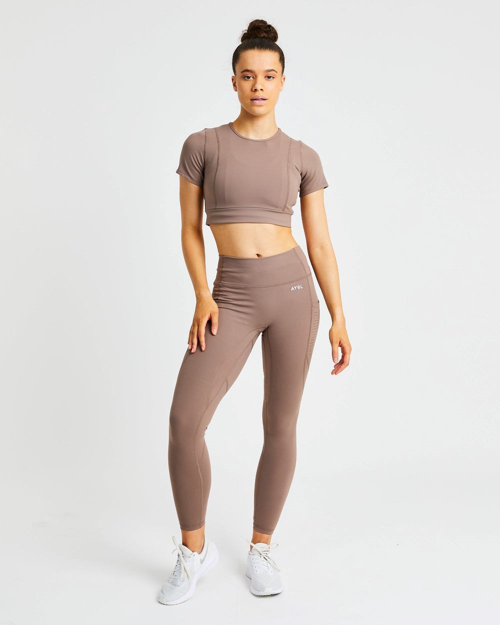 AYBL Pace Crop Top Braun | 184-YEGPHL