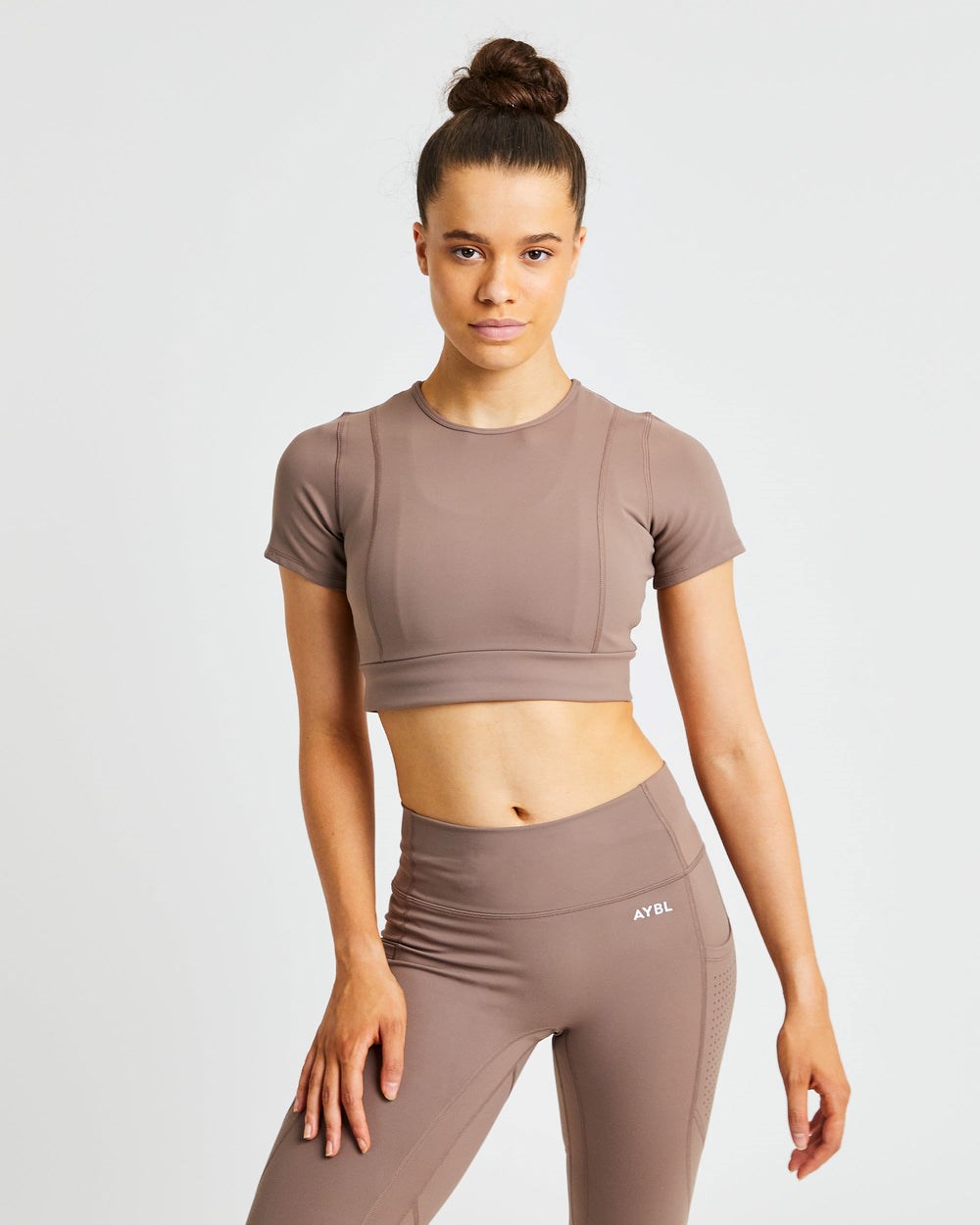 AYBL Pace Crop Top Braun | 184-YEGPHL