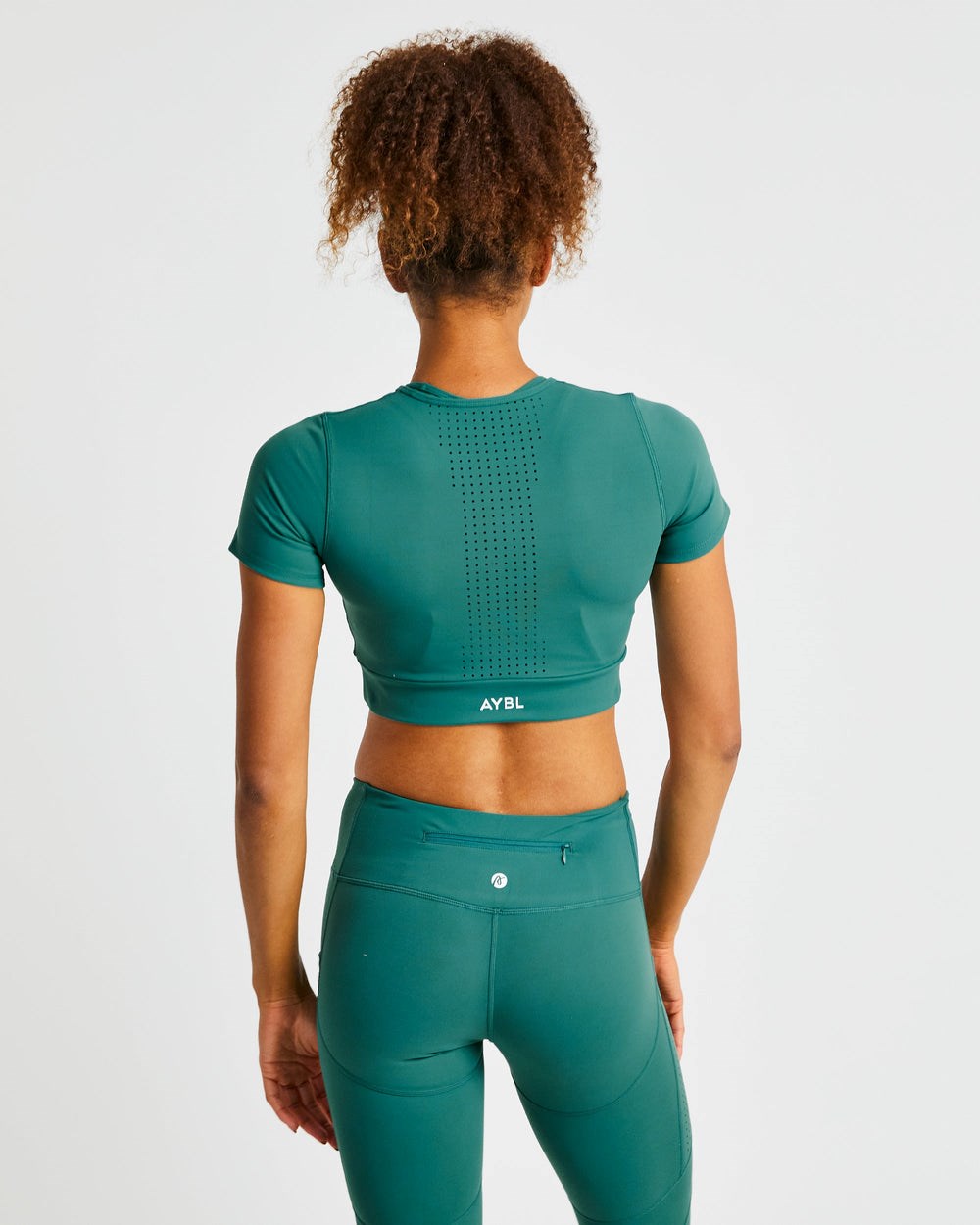 AYBL Pace Crop Top Tiefesgrün | 184-XVKFWJ