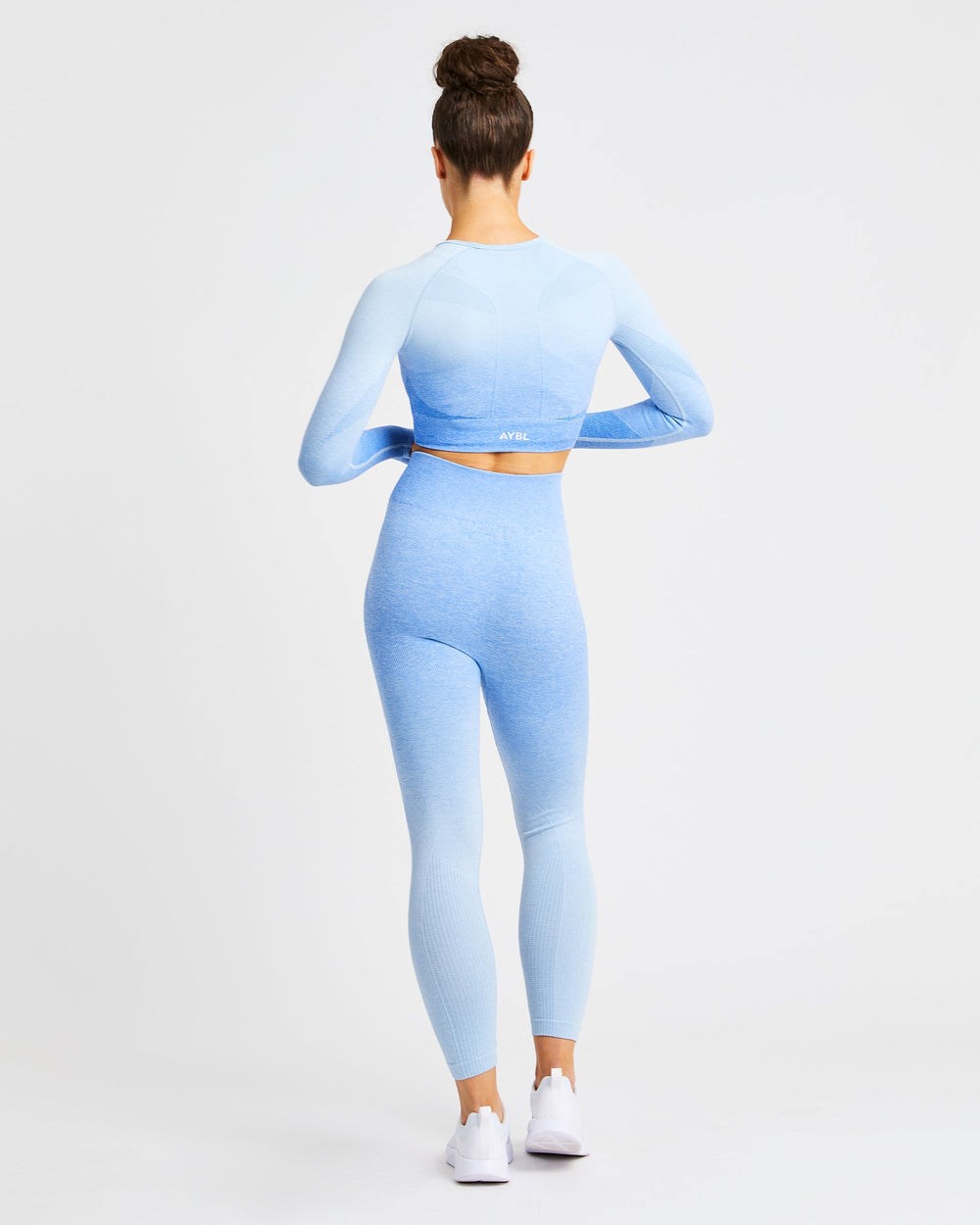 AYBL Pulse Ombré Seamless Leggings Blau | 748-NSFLJC