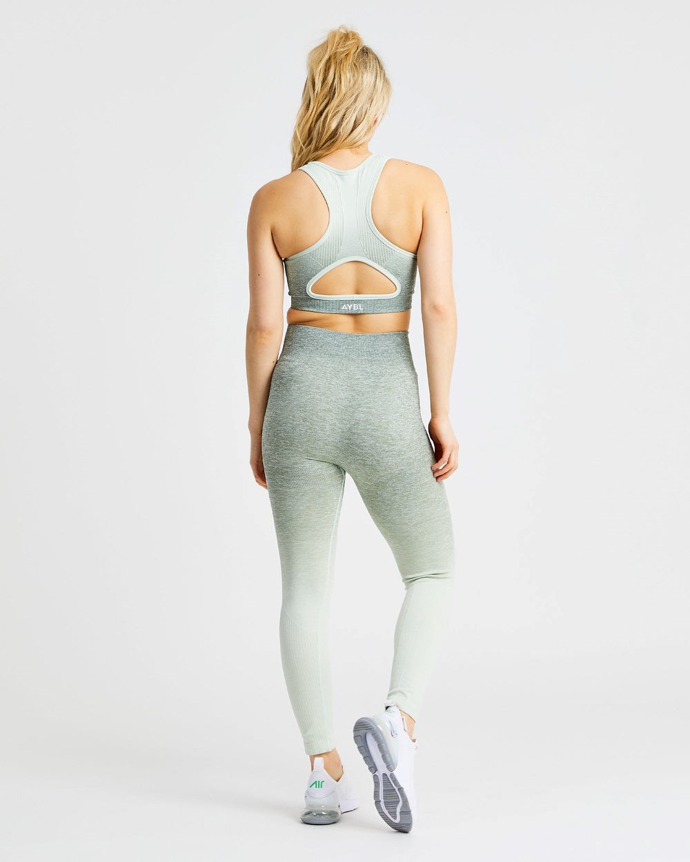 AYBL Pulse Ombré Seamless Leggings Khaki | 490-XWUFGL