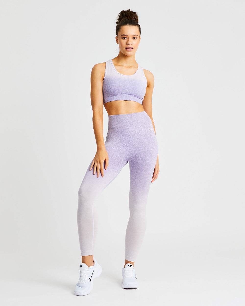 AYBL Pulse Ombré Seamless Leggings Lilac | 352-QVJZMG