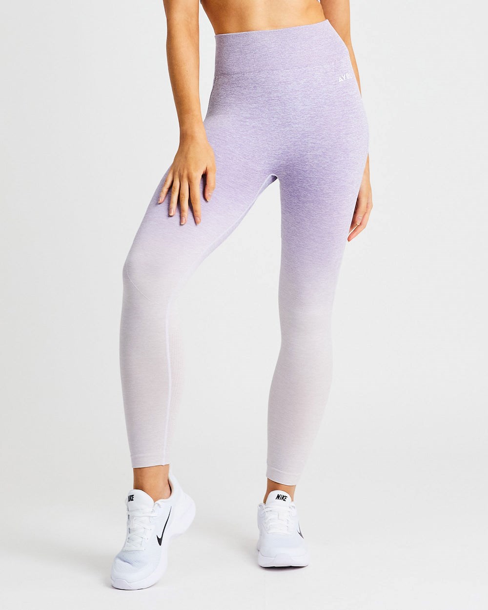 AYBL Pulse Ombré Seamless Leggings Lilac | 352-QVJZMG