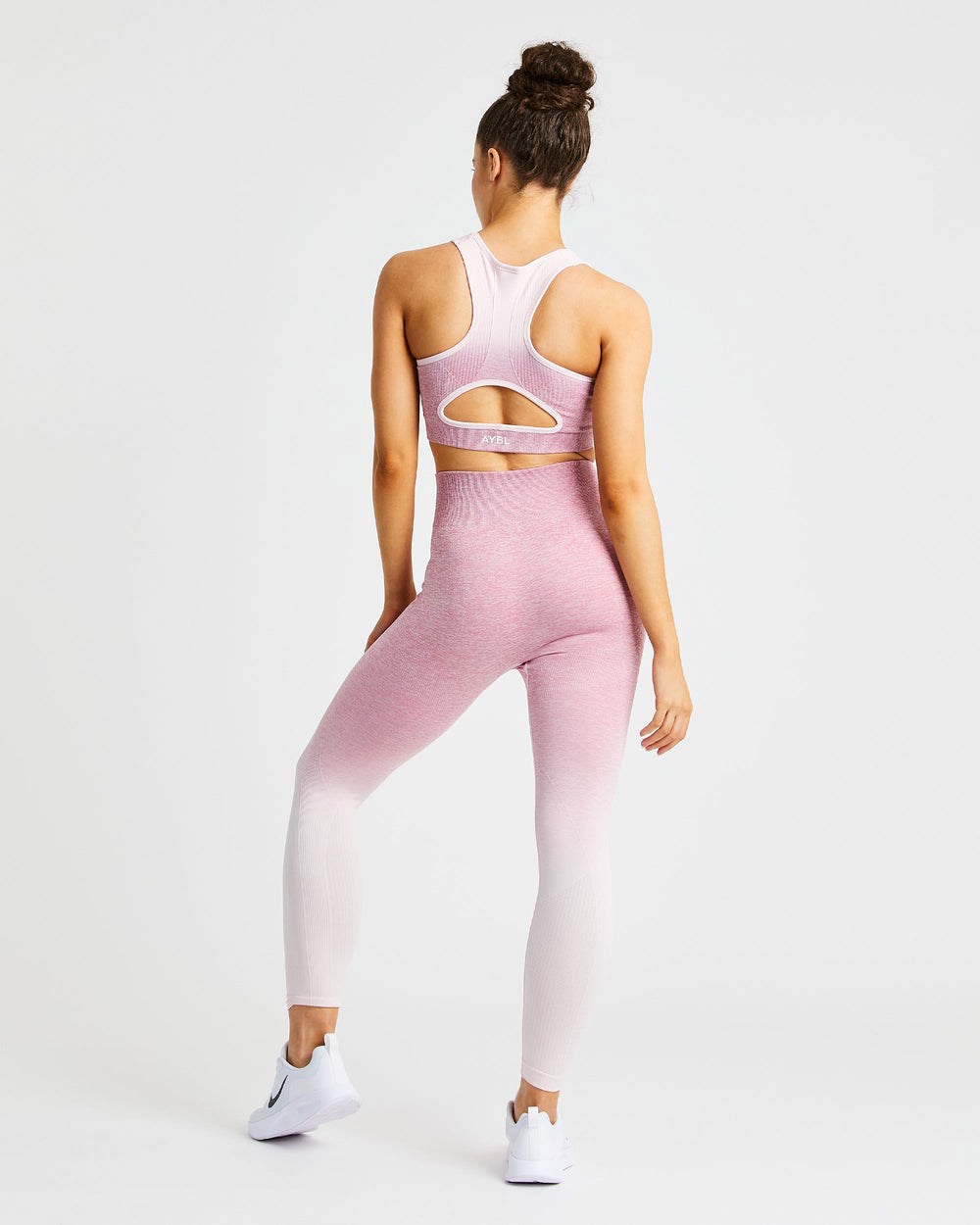 AYBL Pulse Ombré Seamless Leggings Rosa | 576-ZDVRJQ