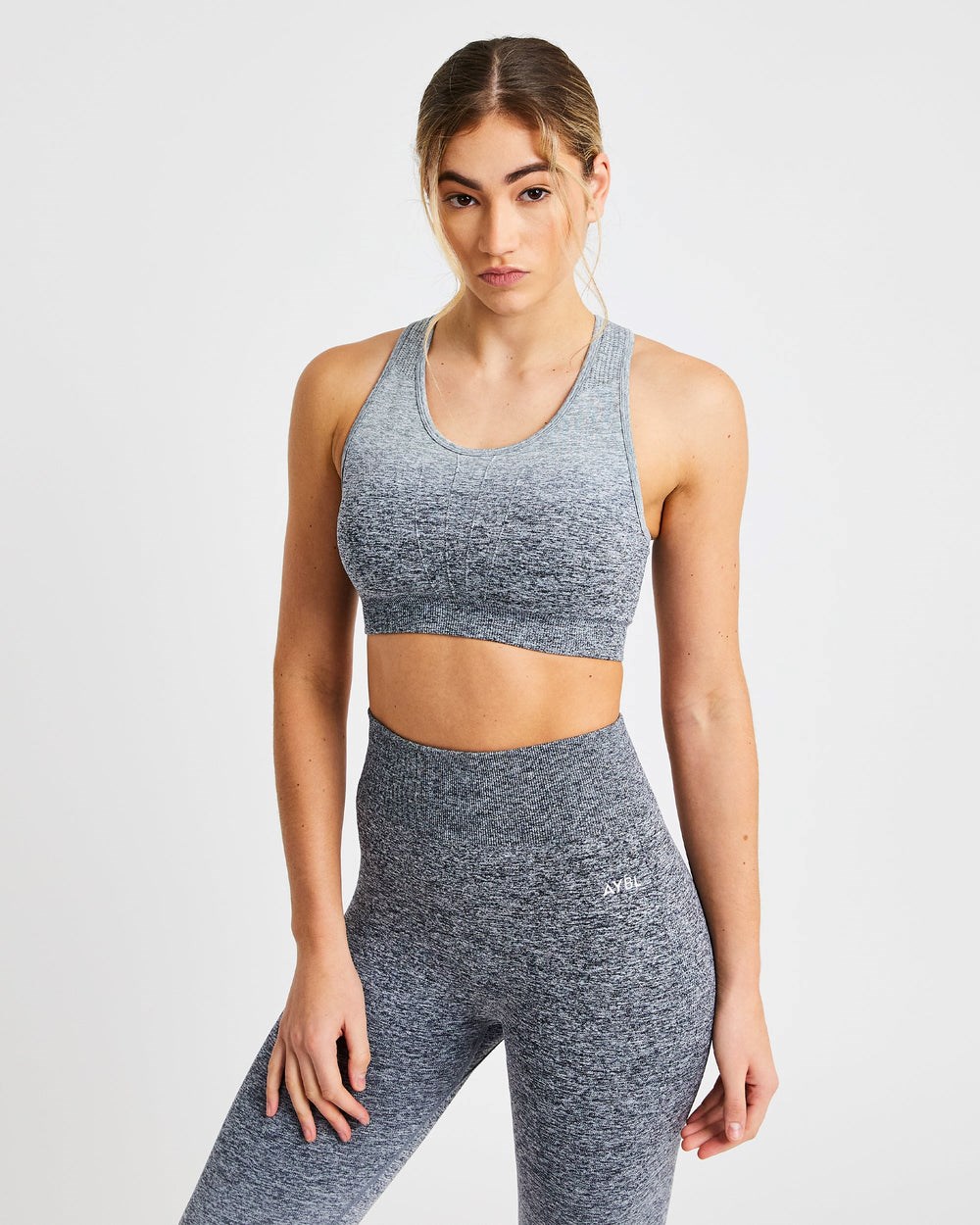 AYBL Pulse Ombré Seamless Sports Bra Grau | 036-IYTLCE