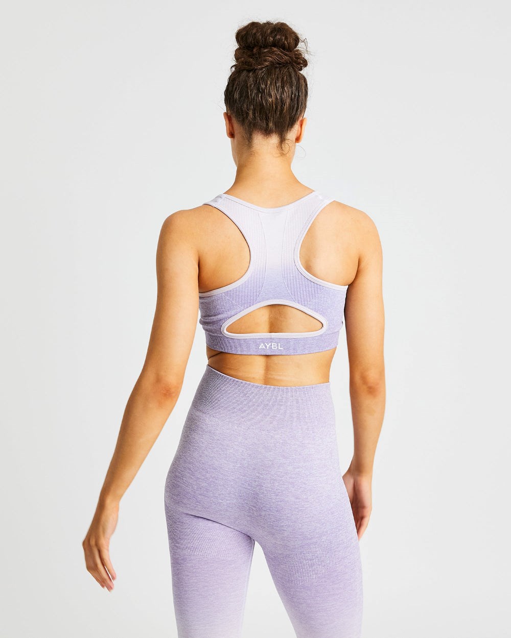 AYBL Pulse Ombré Seamless Sports Bra Lilac | 619-RGLBUS