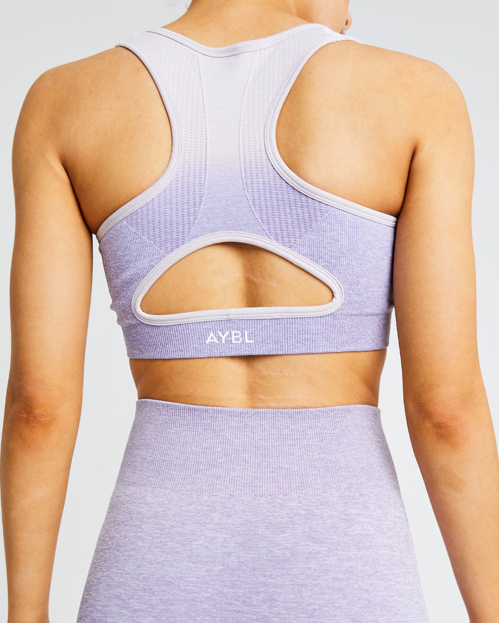 AYBL Pulse Ombré Seamless Sports Bra Lilac | 619-RGLBUS