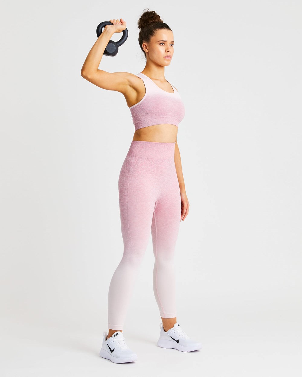 AYBL Pulse Ombré Seamless Sports Bra Rosa | 730-KBMDNA