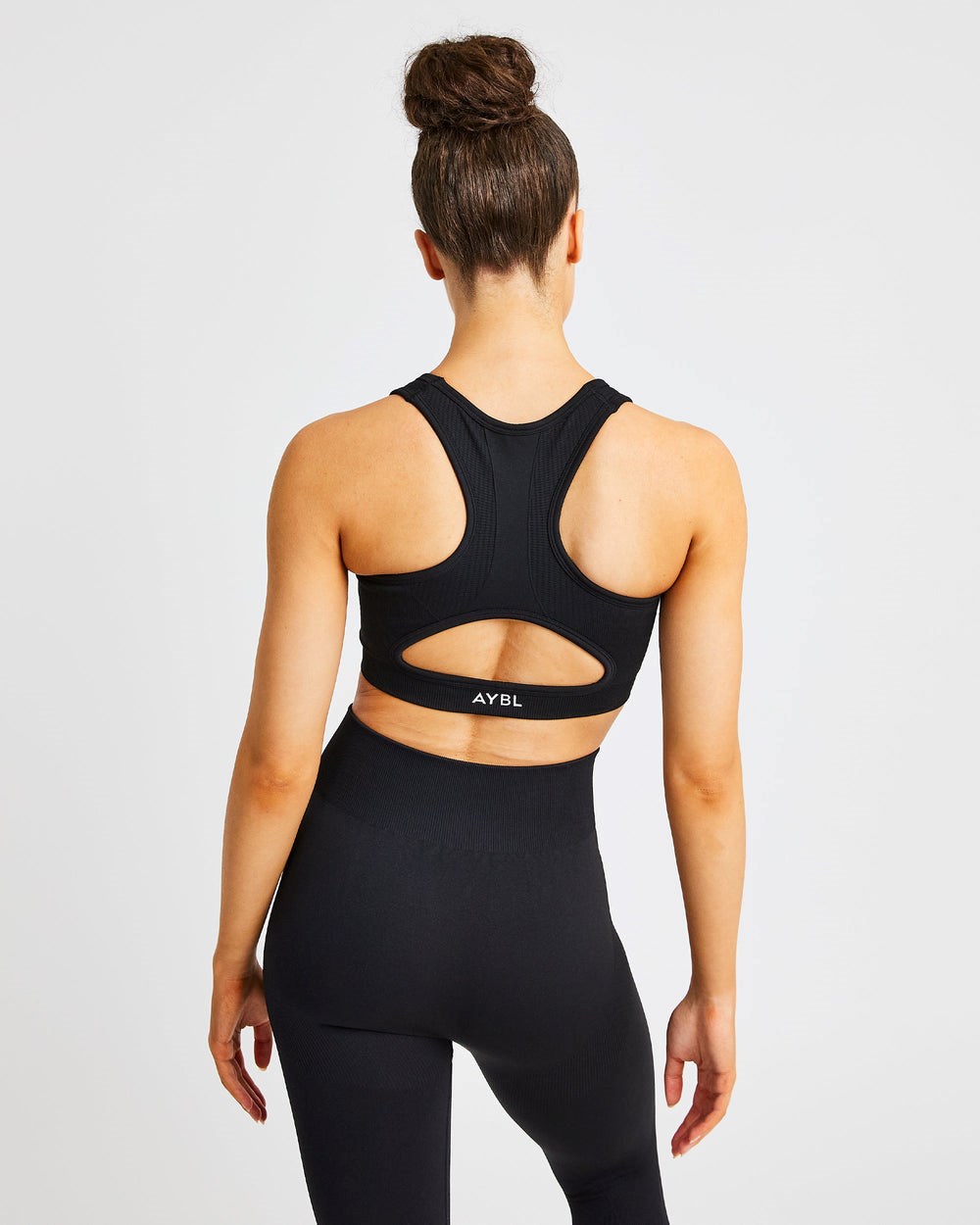 AYBL Pulse Seamless Sports Bra Schwarz | 285-HTADXQ