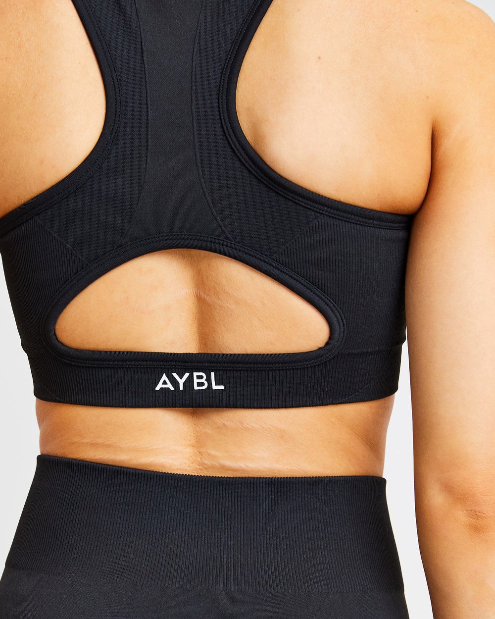 AYBL Pulse Seamless Sports Bra Schwarz | 285-HTADXQ