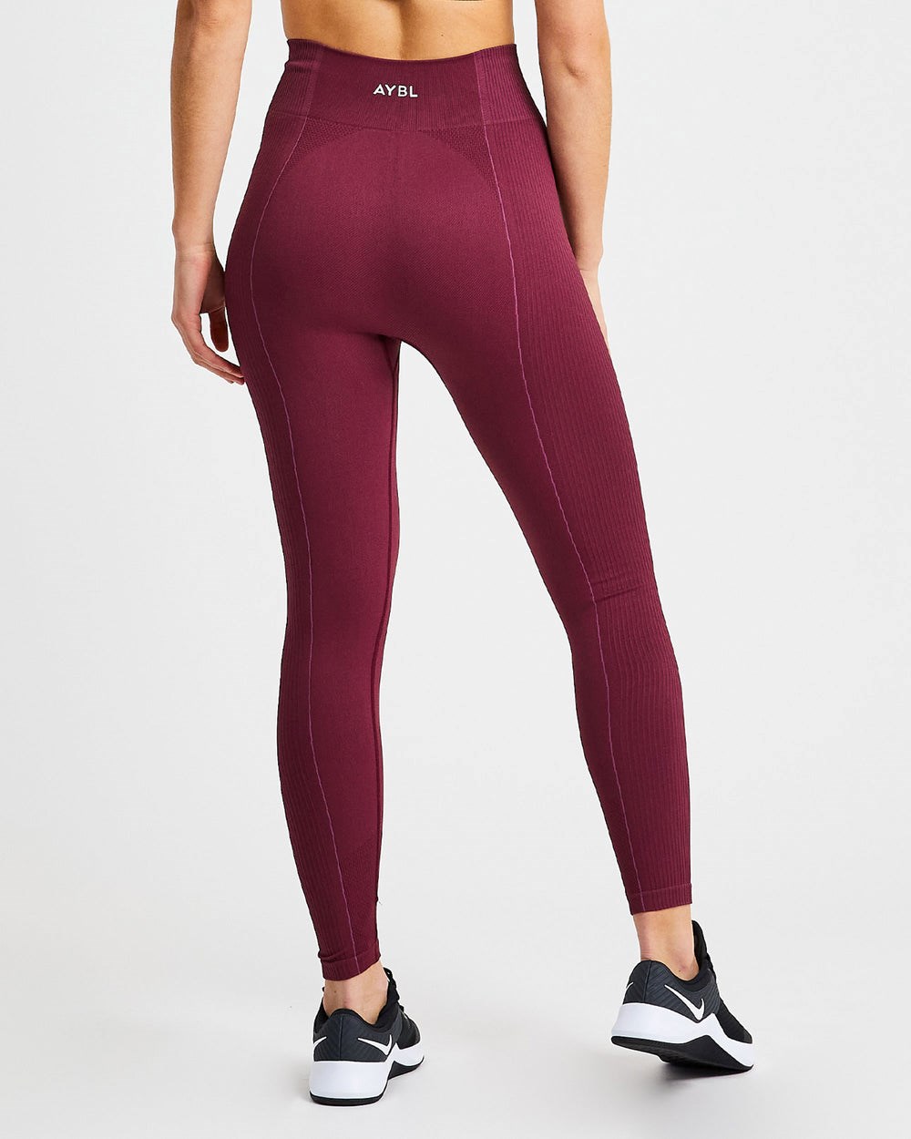 AYBL Reflex Seamless Leggings Plum | 712-UKHSYI