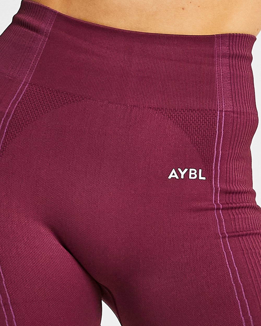 AYBL Reflex Seamless Leggings Plum | 712-UKHSYI