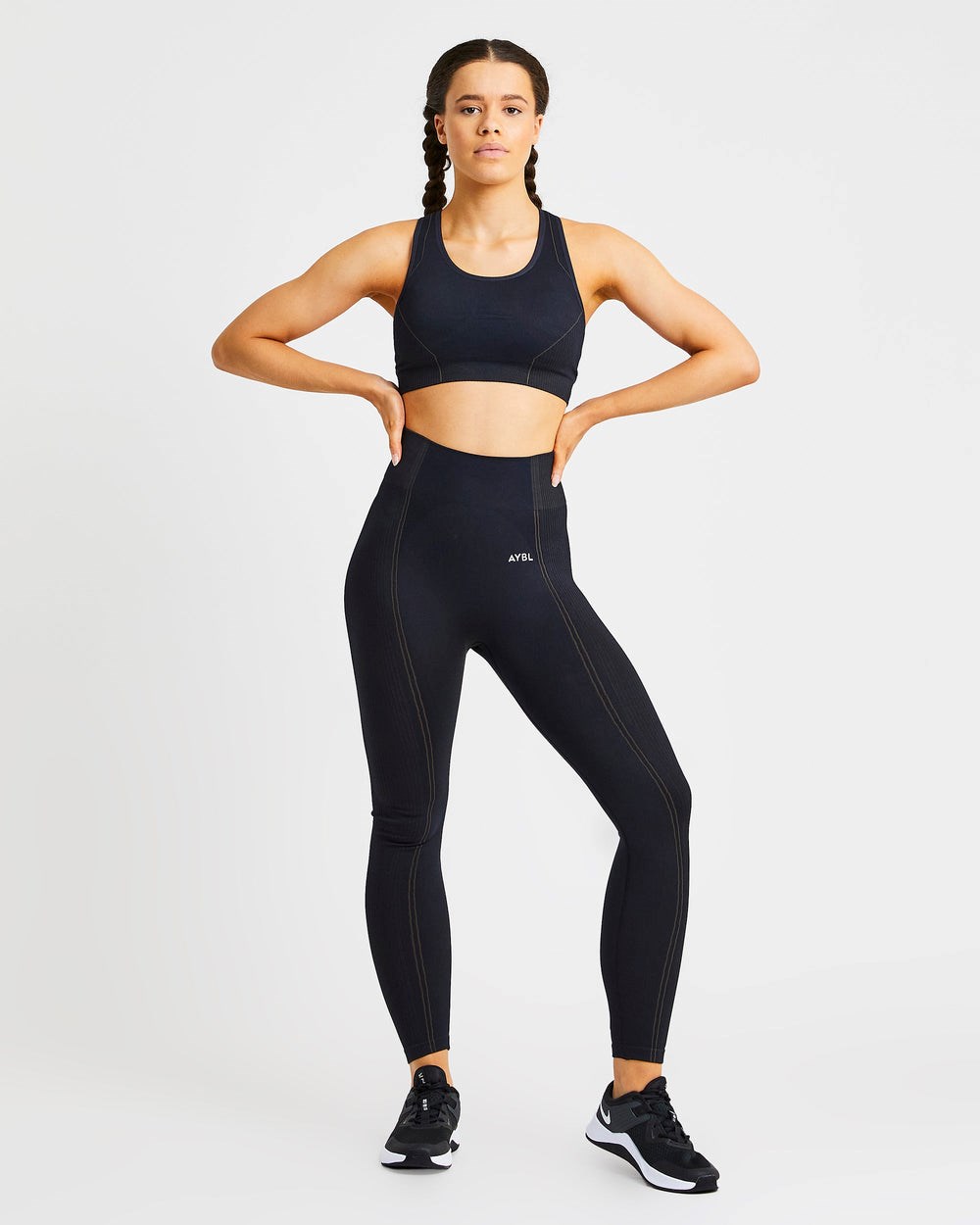 AYBL Reflex Seamless Leggings Schwarz | 358-HNTUDB