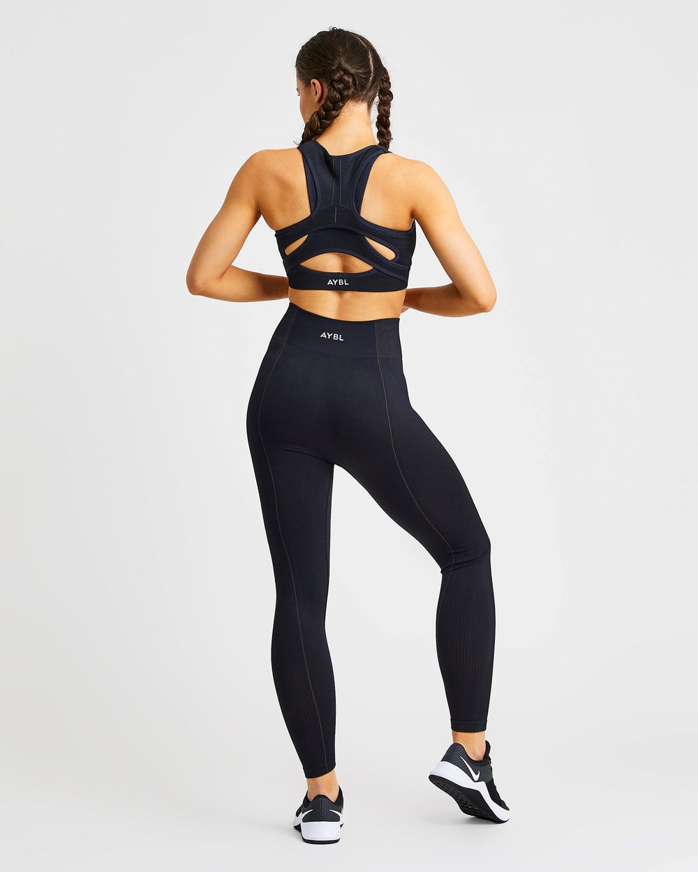 AYBL Reflex Seamless Leggings Schwarz | 358-HNTUDB