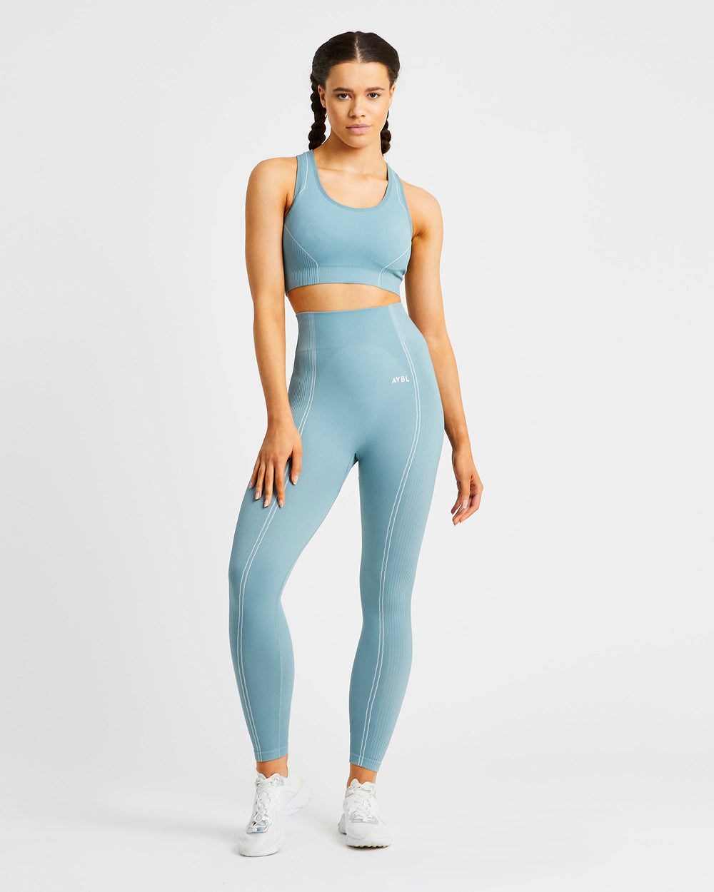 AYBL Reflex Seamless Leggings Teal | 954-YEOQWB