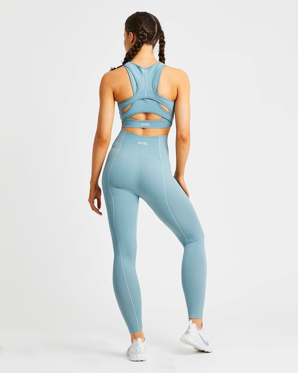 AYBL Reflex Seamless Leggings Teal | 954-YEOQWB