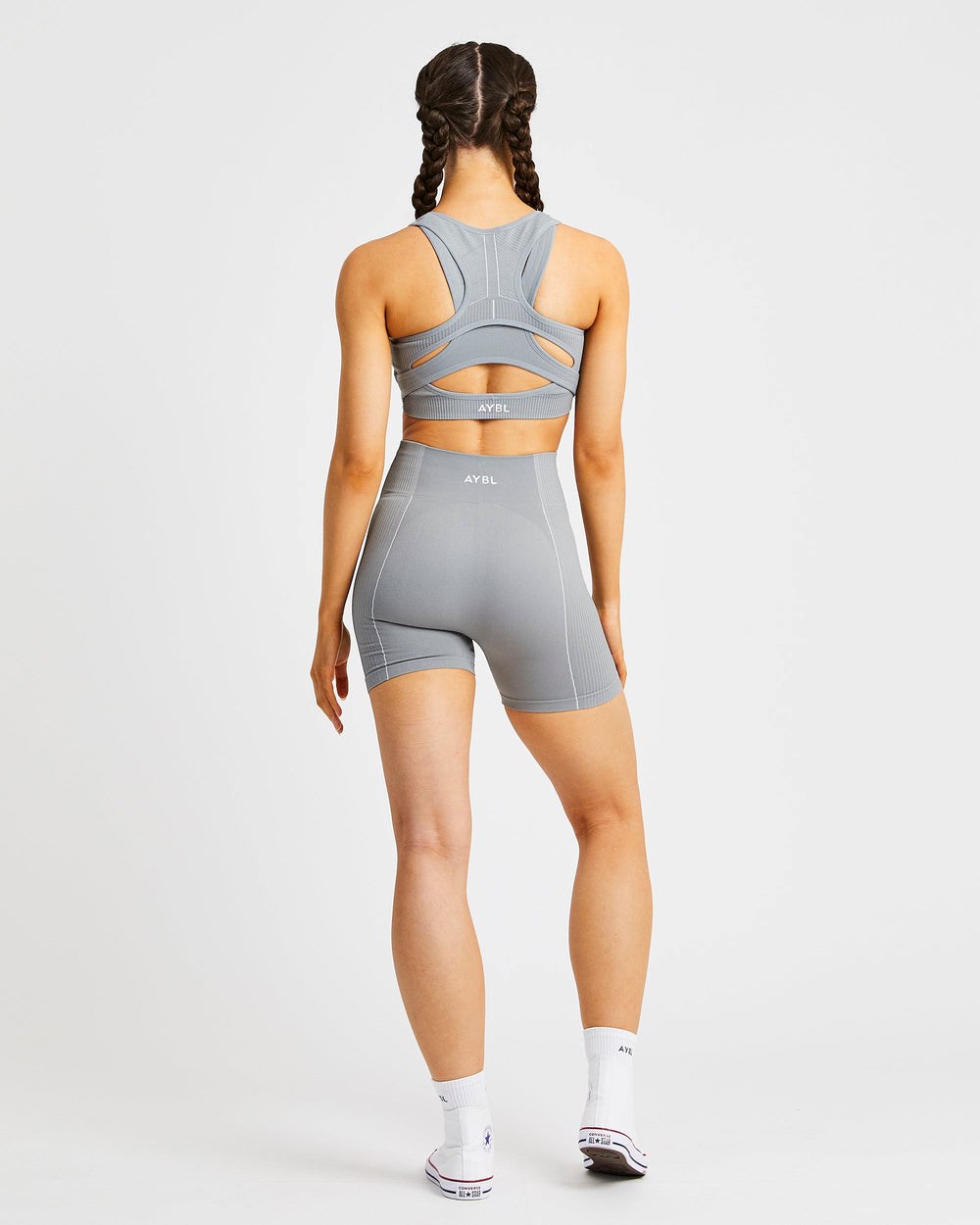 AYBL Reflex Seamless Shorts Grau | 460-XESUKG