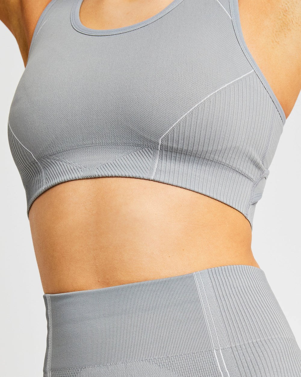 AYBL Reflex Seamless Sports Bra Grau | 763-EDGQVX