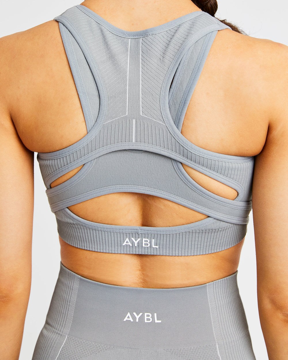 AYBL Reflex Seamless Sports Bra Grau | 763-EDGQVX