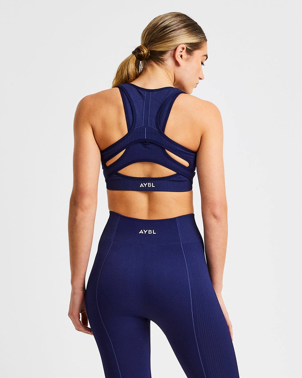 AYBL Reflex Seamless Sports Bra Königsblau Blau | 954-JTCRBX