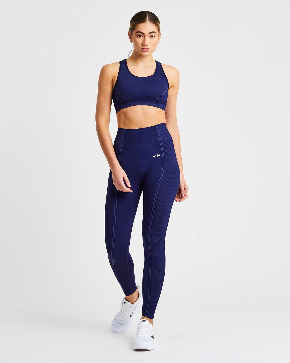 AYBL Reflex Seamless Sports Bra Königsblau Blau | 954-JTCRBX